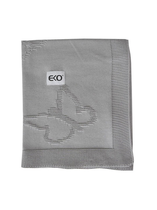 Ekokids Pătură Pepinieră Swaddling Gri Fluture 100x80 cm Ekokids Pătură Pepinieră Swaddling Gri Fluture 100x80 cm