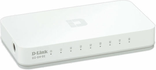 D-Link GO-SW-8E Unmanaged L2 Switch with 8 Ethernet Ports