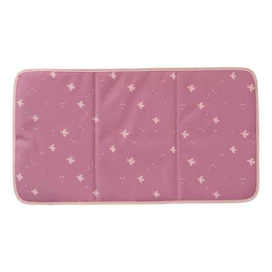 Fresk Portable Changing Pad Swallow made of Fabric Pink 18x26cm