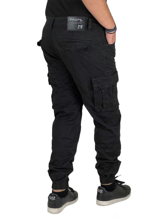 Profil Men's Trousers Cargo Black