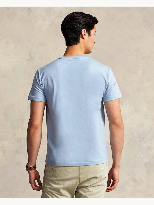 Ralph Lauren Men's Short Sleeve T-shirt Light Blue