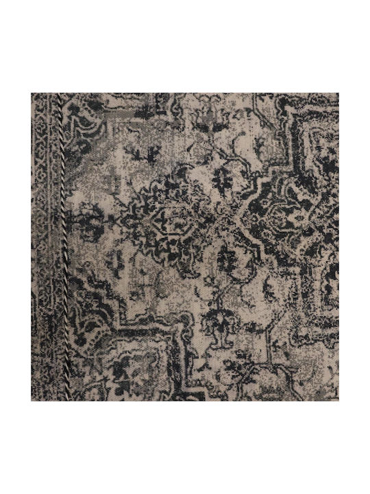 ArteLibre Rug Rectangular Summer Cotton Gray