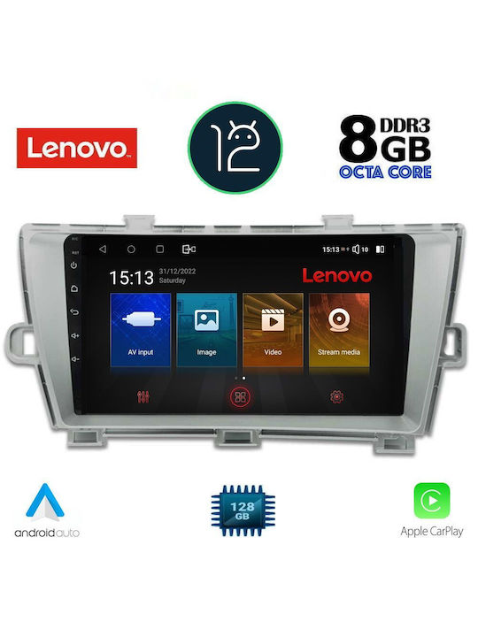Lenovo Sistem Audio Auto pentru Toyota Prius 2009-2015 (Bluetooth/USB/AUX/WiFi/GPS/Partitură) cu Ecran Tactil 9"