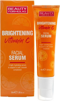 Beauty Formulas Brightening Vitamin C Serum Gesicht mit Vitamin C für Glanz & Aufhellung 30ml