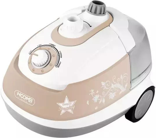 Hoomei Ατμοκαθαριστής Ρούχων Δαπέδου 1580W με Δοχείο 2.7lt Λευκός