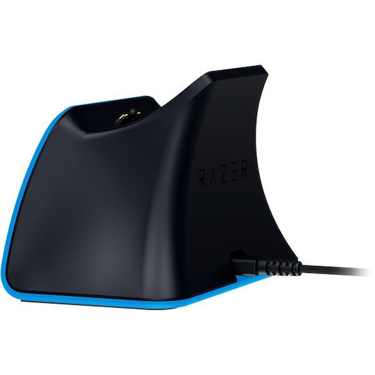 Razer Quick Charging Stand Βάση για 1 χειριστήριο PS5 Μπλε RC21-01900400-R3M1