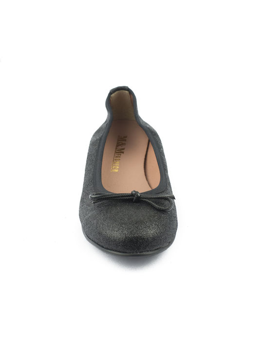 Ricco Mondo Black glitter ballerina Ricco Mondo 2384