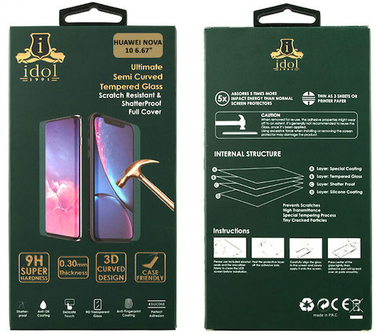 Idol 1991 3D Закалено стъкло (Huawei Nova 10)