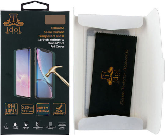 Idol 1991 0.3mm Full Glue Privacy Full Face Tempered Glass Black (Xiaomi 13 Lite) 8335198