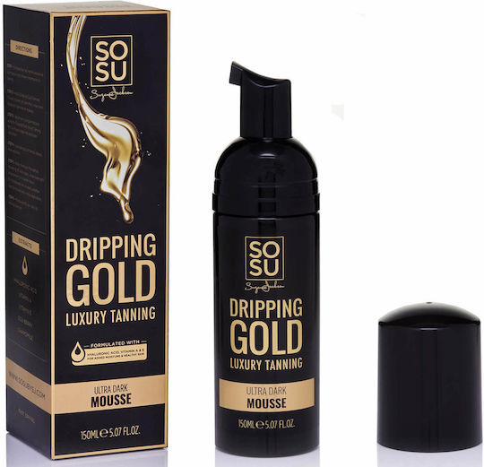 SOSU Dripping Gold Self Tanning Mousse Σώματος Ultra Dark 150ml