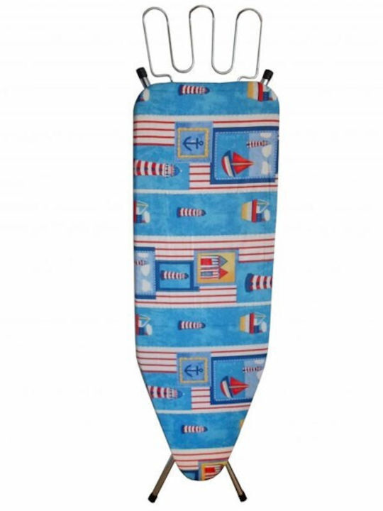 Neotechniki Εconomy Ironing Board for Steam Iron Foldable Blue 145x39cm