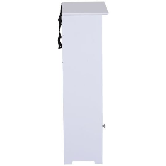 HomCom Ντουλάπι Μπάνιου 40x23x80cm Λευκό