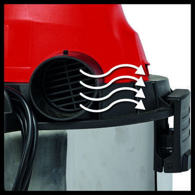 Einhell 1930 Aspirator Lichide / Solide 1500W cu Inoxidabil Recipient 30lt