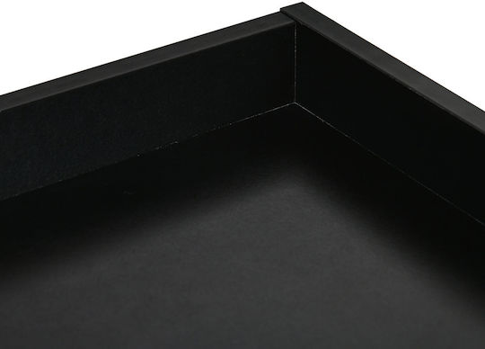 Κομοδίνα Ξύλινα Μαύρα 2τμχ 40x30x19.5cm