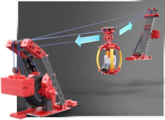 Fischer Technik Παιχνίδι Κατασκευών Πλαστικό Cable Car Building για Παιδιά 7+ Ετών