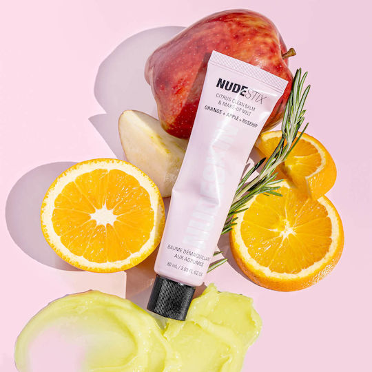 Nudestix Nudeskin 4-Step Citrus Renew Travel Set for Facial Cleaning for Makeup 4 pcs 4pcs