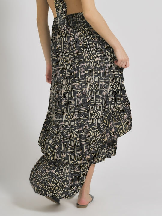 Ble Resort Collection Midi Skirt in Black color