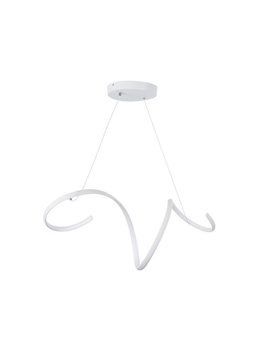 GloboStar Spirale Pendant Light White 25x25x30cm