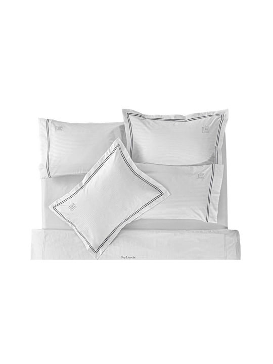 Guy Laroche Nice Pillowcase Set Oxford Charcoal 52x72cm.