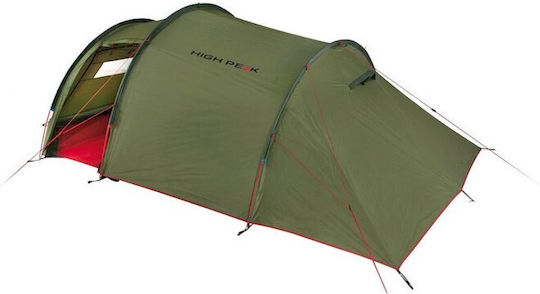 High Peak Falcon 4 Σκηνή Camping Τούνελ Ορειβασίας Πράσινη με Διπλό Πανί 4 Εποχών για 4 Άτομα Αδιάβροχη 3000mm 400x230x110εκ.