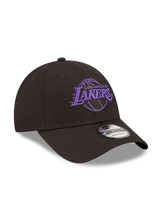 New Era LA Lakers Neon Outline Jockey Μαύρο