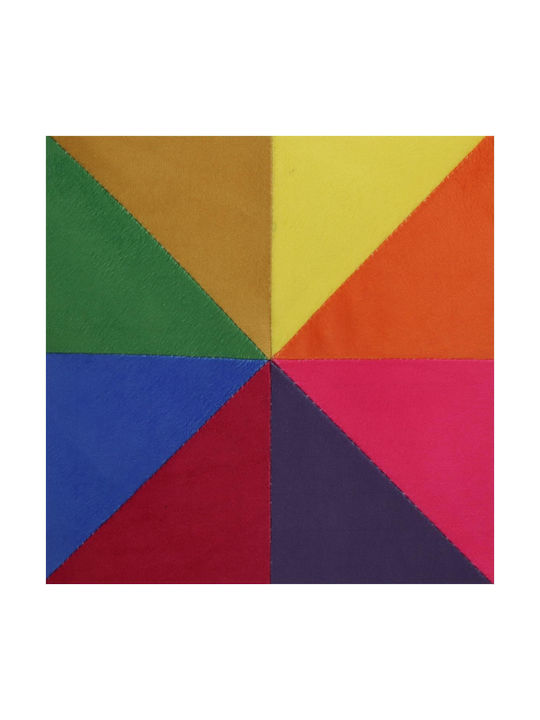 ArteLibre Sofa-Kissen Aus Samt Mehrfarbige 45x45cm