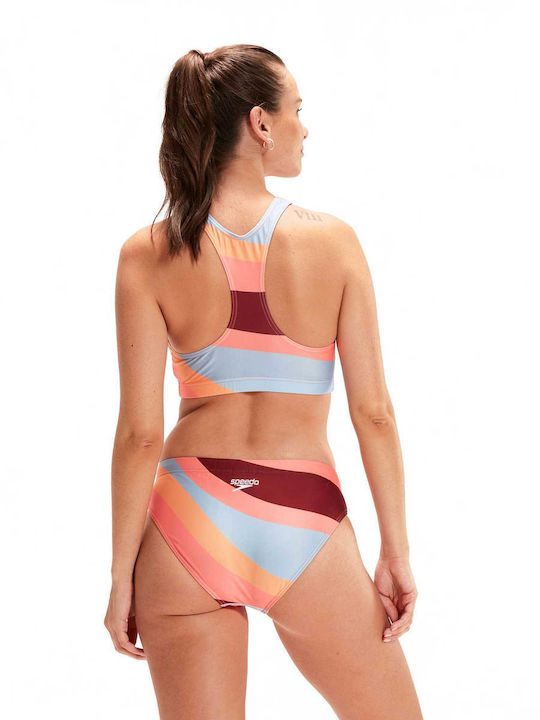 Speedo Bikini Set High Neck Top & Slip Bottom