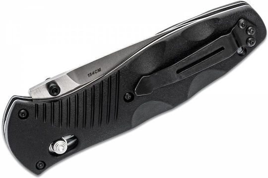 Benchmade Barrage Σουγιάς με Μηχανισμό Κλειδώματος Μαύρος σε Θήκη