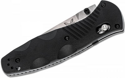 Benchmade Barrage Pocket Knife Black Total Length 21.2pcs with Blade made of Stainless Steel 9.1pcs Thickness 3.1mm in Sheath