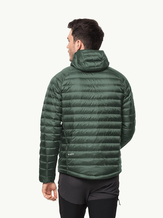 Jack Wolfskin Ανδρικό Χειμωνιάτικο Μπουφάν Puffer Πράσινο