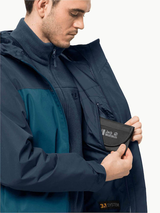 3 in 1 Winter Jacke Blau