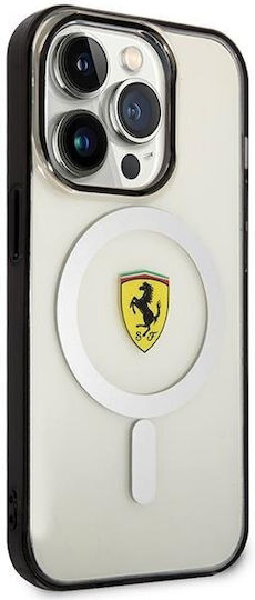 Ferrari Outline Magsafe Back Cover Σιλικόνης Διάφανο (iPhone 14 Pro Max)