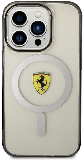 Ferrari Outline Magsafe Back Cover Σιλικόνης Διάφανο (iPhone 14 Pro)