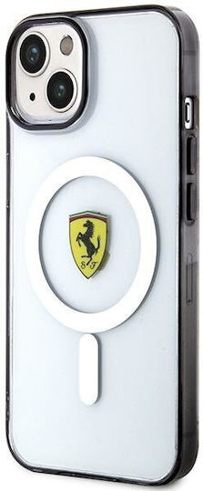Ferrari Outline Magsafe Back Cover Σιλικόνης Διάφανο (iPhone 14 Plus)