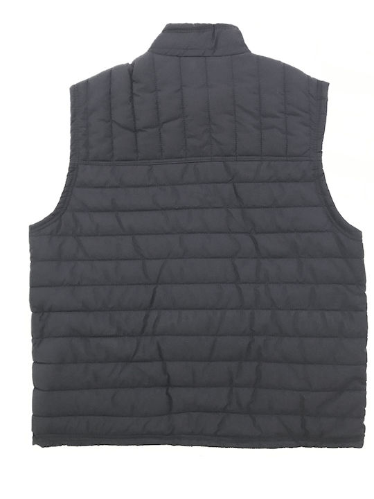 Ustyle Men's Sleeveless Jacket Black