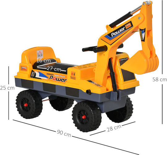 HomCom HomCom Baby Lauflernhilfe Gelbes Ride On
