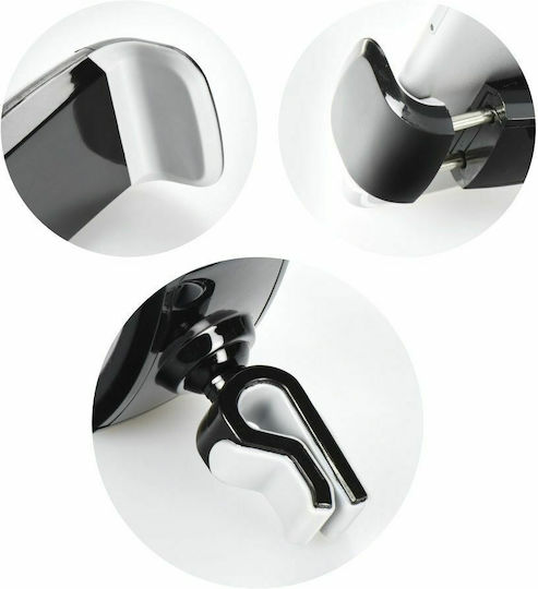 Partner Tele 360 Universal Air Vent Car Holder Car Mobile Mount with Adjustable Hooks Black