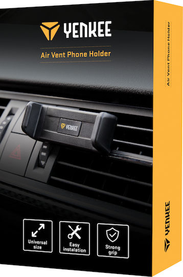 Yenkee Car Mobile Mount with Adjustable Hooks Black