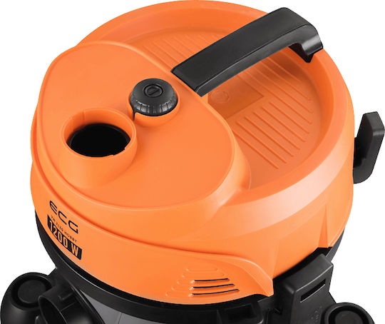 ECG 2120 Staubsauger Flüssigkeiten / Feststoffe 1200W mit Kunststoff Behälter 12Es