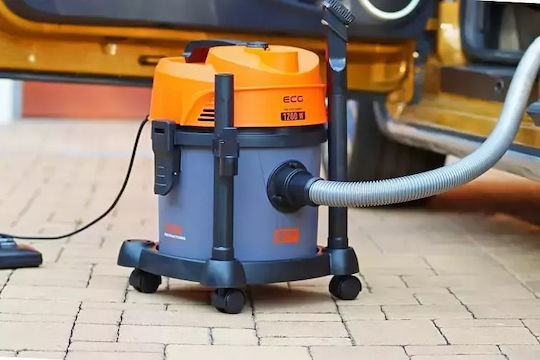 ECG 2120 Staubsauger Flüssigkeiten / Feststoffe 1200W mit Kunststoff Behälter 12Es
