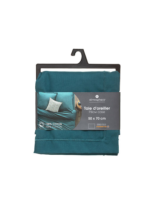 A-S D'Oreiller Μαξιλαροθήκη Oxford Peacock 50x70εκ.