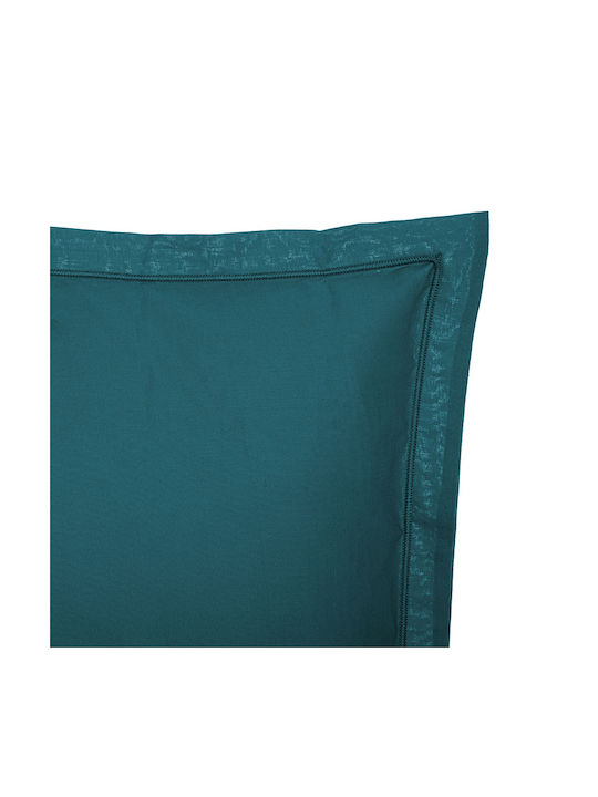 A-S D'Oreiller Μαξιλαροθήκη Oxford Peacock 50x70εκ.
