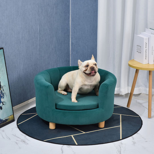 Pawhut Sofa Cat Green 65x64x37cm
