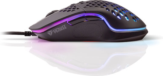 Yenkee Shotgun YMS 3030 RGB Gaming Ποντίκι 6400 DPI Μαύρο