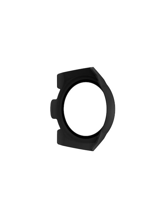Strado 2in1 Plastic Case with Glass in Black color for Huawei Watch GT 2e