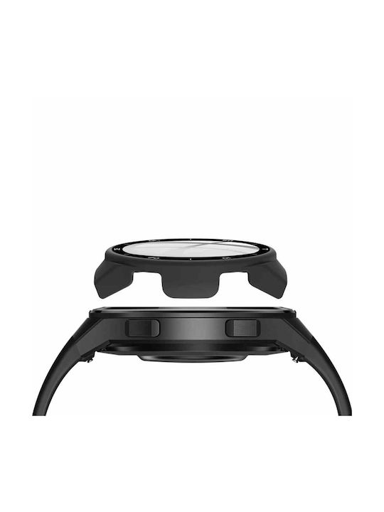 Strado 2in1 Plastic Case with Glass in Black color for Huawei Watch GT 2e