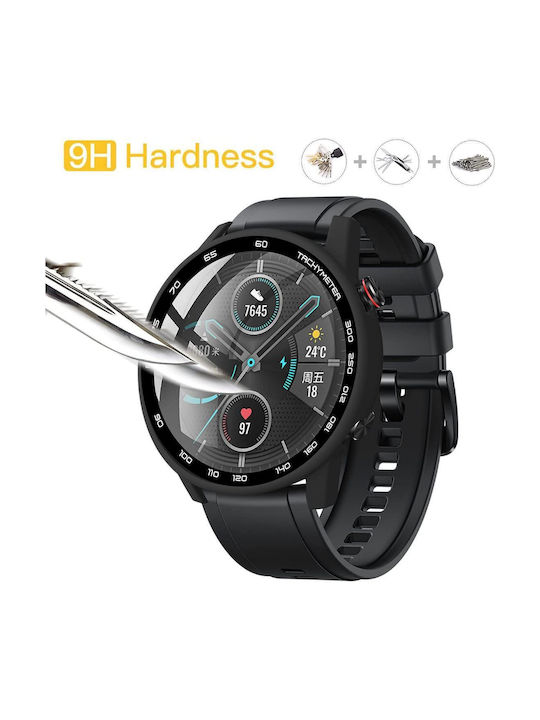Strado 2in1 Plastic Case with Glass in Black color for Huawei Watch GT 2e