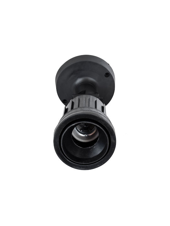 GloboStar Grasedo Waterproof Outdoor Ceiling Spot E27 in Black Color 61615
