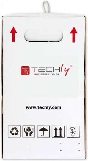 Techly U/UTP Kat.6 Ethernet-Netzwerkkabel Ohne Netzwerkkabel 305m Grau