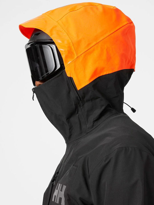 Helly Hansen Elevation Infinity 2.0 65785-990 Ανδρικό Μπουφάν για Σκι & Snowboard Μαύρο